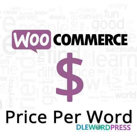 WooCommerce Price Per Word