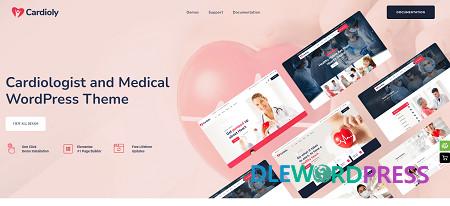 Cardioly – Cardiologist and Medical WordPress Theme v2.7