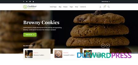 Cookiteer – Food & Recipe WordPress Theme v1.4.5