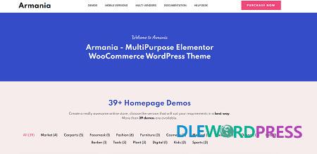 Armania – Multipurpose Elementor WooCommerce Theme (RTL Supported) v1.3.1