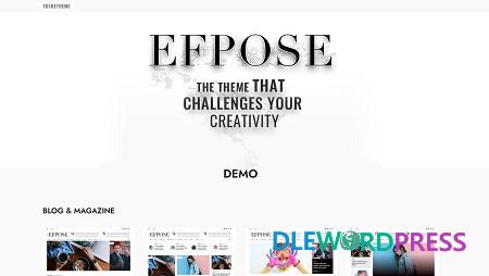 Efpose – Multipurpose Blog and Newspaper Theme v1.8