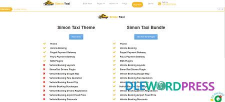 SimonTaxi – Taxi Booking WordPress Theme v2.0.9