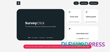 SurveyClick v1.0.1 – SaaS Survey Builder