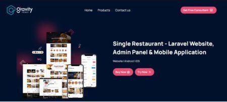 Single Restaurant - Laravel Website & Admin Panel